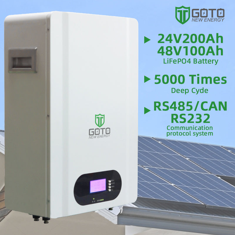 Goto 24V wall-mounted energy storage battery for solar system