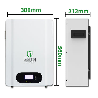 Goto 24V wall-mounted energy storage battery for solar system